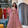 SSR 547 Pink in Crunchy Silk Embroidery Work & Lace Work Gown . Special Price ₹2399. Delivery 4-6 Working Days. Shop now. | Gowns, Bollywood Gowns, Creative Gowns, Designer Gowns, Embroidered Gowns, Party Wear Gowns