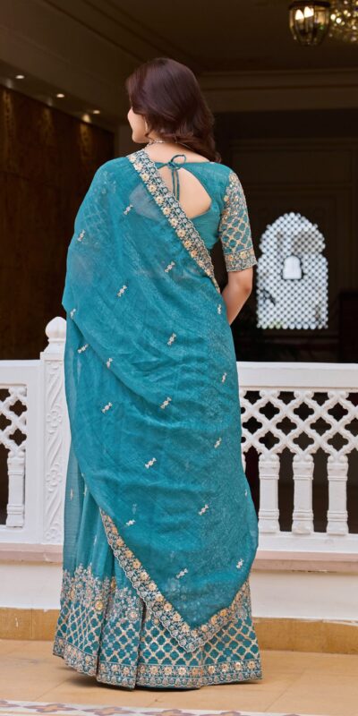 Ram 180 Teal Pure Crunchy Lehenga Choli Perfect for Wedding, Party, Baisakhi, Pongal, Sangeet – . Now at just ₹2549. Delivery 4-6 Working Days. Shop | Lehenga, Bollywood Lehenga, Creative Lehenga, Designer Lehenga, Embroidered Lehenga, Party Wear Lehenga