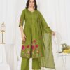 DIVA 159 Green with Embroidery Work & Cut Work Brown Pure Cotton Salwar Suit . Exclusive Offer ₹2499. Delivery 4-6 Working Days. Shop now. | Jump Suits, Salwar suit, Casual Suits, Creative suits, Designer Suits, Palazzo Suits, Party Wear Suits, Patiala Suits, Straight Suits