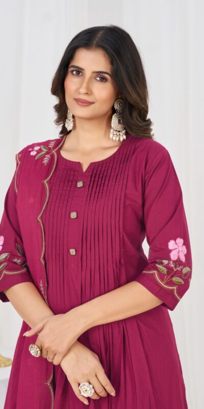 DIVA 159 Pink with Embroidery Work & Cut Work Brown Pure Cotton Salwar Suit . Exclusive Offer ₹2499. Delivery 4-6 Working Days. Shop now. | Jump Suits, Salwar suit, Casual Suits, Creative suits, Designer Suits, Palazzo Suits, Party Wear Suits, Patiala Suits, Straight Suits