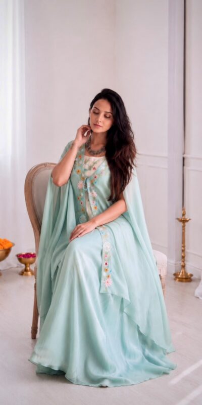 BB 70 Sky Blue Sky Blue Banglory Silk Dhoti Suit with Embroidery Work & Sequins Work. Grab it for ₹1999. Delivery 4-6 Working Days. Shop now. | Jump Suits, Salwar suit, Casual Suits, Creative suits, Designer Suits, Palazzo Suits, Party Wear Suits, Patiala Suits, Straight Suits