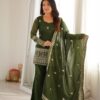 KB 301 Mahendi Crunchy Silk Salwar Suit Perfect for Wedding, Party, Sangeet, Anniversary, Housewarming Introductory Price ₹2049. Delivery 4-6 | Jump Suits, Salwar suit, Casual Suits, Creative suits, Designer Suits, Palazzo Suits, Party Wear Suits, Patiala Suits, Straight Suits