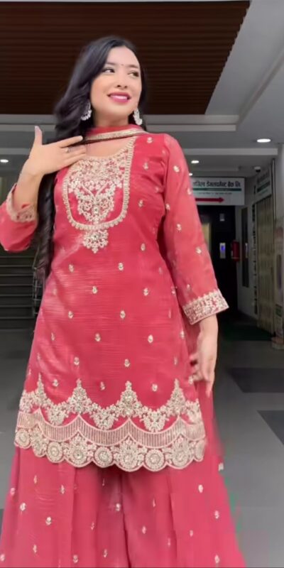 NF 1275 Peach Crunchy Silk Salwar Suit Perfect for Wedding, Party, Sangeet, Anniversary, Housewarming Introductory Price ₹2399. Delivery 4-6 | Jump Suits, Salwar suit, Casual Suits, Creative suits, Designer Suits, Palazzo Suits, Party Wear Suits, Patiala Suits, Straight Suits