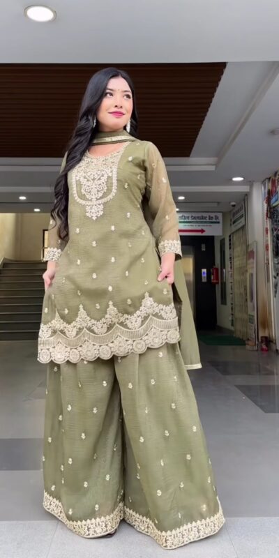 NF 1275 Pista Crunchy Silk Salwar Suit Perfect for Wedding, Party, Sangeet, Anniversary, Housewarming Introductory Price ₹2399. Delivery 4-6 | Jump Suits, Salwar suit, Casual Suits, Creative suits, Designer Suits, Palazzo Suits, Party Wear Suits, Patiala Suits, Straight Suits