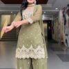 NF 1275 Pista Crunchy Silk Salwar Suit Perfect for Wedding, Party, Sangeet, Anniversary, Housewarming Introductory Price ₹2399. Delivery 4-6 | Jump Suits, Salwar suit, Casual Suits, Creative suits, Designer Suits, Palazzo Suits, Party Wear Suits, Patiala Suits, Straight Suits