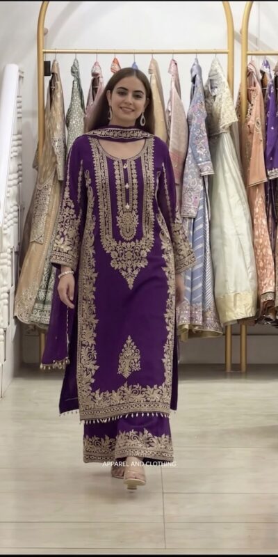 SR 1716 Purple Colour Faux Georgette Salwar Suit with Lace Work. Introductory Price ₹2449. Delivery 4-6 Working Days. Shop now. | Jump Suits, Salwar suit, Casual Suits, Creative suits, Designer Suits, Palazzo Suits, Party Wear Suits, Patiala Suits, Straight Suits