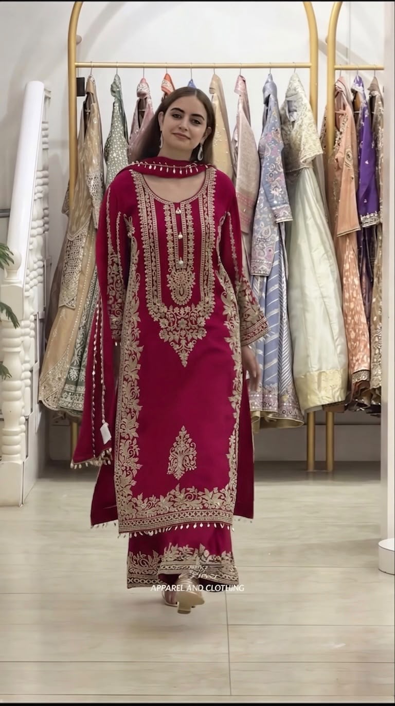SR 1716 Red Colour Faux Georgette Salwar Suit with Lace Work. Introductory Price ₹2449. Delivery 4-6 Working Days. Shop now. | Jump Suits, Salwar suit, Casual Suits, Creative suits, Designer Suits, Palazzo Suits, Party Wear Suits, Patiala Suits, Straight Suits