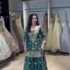 Super Teal NC Zimmy Silk Embroidery Work Salwar Suit