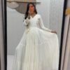 PC 590 White in Color Pure Cotton ace Work Gown . Wedding, Party, Festive, Events Get it for ₹2449. Delivery 4-6 Working Days. Best Online Shop now. | Gowns, Bollywood Gowns, Creative Gowns, Designer Gowns, Embroidered Gowns, Party Wear Gowns