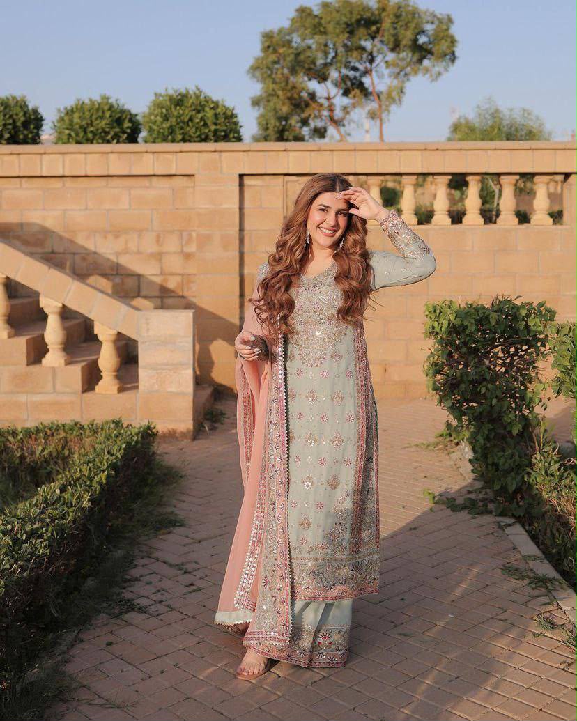 ZD 10099 Blue Fox Georgette Salwar Suit with Sequins Work & Embroidery Work. Get it for ₹2399. Delivery 4-6 Working Days. Shop now. | Jump Suits, Salwar suit, Casual Suits, Creative suits, Designer Suits, Palazzo Suits, Party Wear Suits, Patiala Suits, Straight Suits