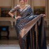 KPR 237 Blue Soft Lichi Silk Cloth Saree Perfect for Wedding, Party, Family Gatherings, Sangeet, Ethnic Day – . Festive Deal ₹1299. Delivery 4-6 Workin | Sarees, Bollywood Sarees, Creative Sarees, Designer Sarees, Embroidered Sarees, Ethnic Saree, Modern Digital sarees, Party Wear Sarees