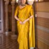 KPR 237 Mustered Soft Lichi Silk Cloth Saree Perfect for Wedding, Party, Family Gatherings, Sangeet, Ethnic Day – . Festive Deal ₹1299. Delivery 4-6 Workin | Sarees, Bollywood Sarees, Creative Sarees, Designer Sarees, Embroidered Sarees, Ethnic Saree, Modern Digital sarees, Party Wear Sarees