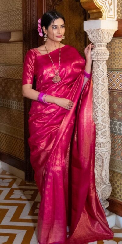 KPR 237 Pink Soft Lichi Silk Cloth Saree Perfect for Wedding, Party, Family Gatherings, Sangeet, Ethnic Day – . Festive Deal ₹1299. Delivery 4-6 Workin | Sarees, Bollywood Sarees, Creative Sarees, Designer Sarees, Embroidered Sarees, Ethnic Saree, Modern Digital sarees, Party Wear Sarees