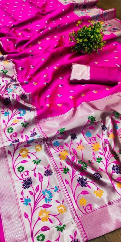 KPR 295 Pink Soft Lichi Silk Cloth Saree Perfect for Wedding, Party, Family Gatherings, Sangeet, Ethnic Day – . Festive Deal ₹1449. Delivery 4-6 Workin | Sarees, Bollywood Sarees, Creative Sarees, Designer Sarees, Embroidered Sarees, Ethnic Saree, Modern Digital sarees, Party Wear Sarees