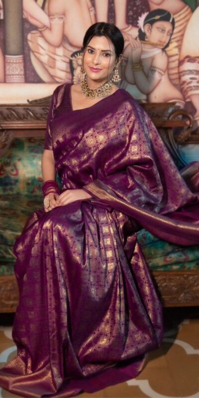 KPR 237 Wine Soft Lichi Silk Cloth Saree Perfect for Wedding, Party, Family Gatherings, Sangeet, Ethnic Day – . Festive Deal ₹1299. Delivery 4-6 Workin | Sarees, Bollywood Sarees, Creative Sarees, Designer Sarees, Embroidered Sarees, Ethnic Saree, Modern Digital sarees, Party Wear Sarees