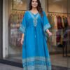 INLI Kaftan vol 7.0 Trendy Blue French Crape Prints Kaftan Kurti . Get it for ₹1399. Delivery 4-6 Working Days. Shop now. | Kurti, Bollywood Kurti, Creative Kurtis, Designer Kurti, Party Wear Kurti, Selfie Kurti