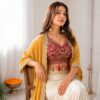 Perfect for Wedding, Party, Festival Celebrations, Holi, Pooja – BB 48 Yellow Yellow Crepe Silk Dhoti Suit. Introductory Price ₹2099. Delivery 4-6 Working | Jump Suits, Salwar suit, Casual Suits, Creative suits, Designer Suits, Palazzo Suits, Party Wear Suits, Patiala Suits, Straight Suits