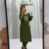 PC 598 Green Roman Silk Salwar Suit with Sequins Work & Embroidery Work. Available at ₹2099 only. Delivery 4-6 Working Days. Shop now. | Jump Suits, Salwar suit, Casual Suits, Creative suits, Designer Suits, Palazzo Suits, Party Wear Suits, Patiala Suits, Straight Suits