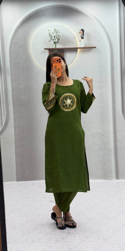 PC 598 Green Roman Silk Salwar Suit with Sequins Work & Embroidery Work. Available at ₹2099 only. Delivery 4-6 Working Days. Shop now. | Jump Suits, Salwar suit, Casual Suits, Creative suits, Designer Suits, Palazzo Suits, Party Wear Suits, Patiala Suits, Straight Suits