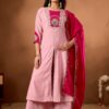 DIVA 150 Pink Silk Salwar Suit with Sequins Work & Embroidery Work. Available at ₹2449 only. Delivery 4-6 Working Days. Shop now. | Jump Suits, Salwar suit, Casual Suits, Creative suits, Designer Suits, Palazzo Suits, Party Wear Suits, Patiala Suits, Straight Suits