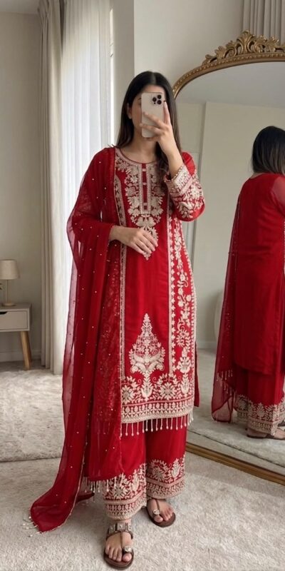 SRK 5365 Pink Faux Georgette Salwar Suit erfect for Wedding, Party, Mehendi, Pongal, Reception – . Available at ₹2449 only. Delivery 4-6 Working Days | Jump Suits, Salwar suit, Casual Suits, Creative suits, Designer Suits, Palazzo Suits, Party Wear Suits, Patiala Suits, Straight Suits