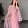DB 006 Pink Pure Natural Crep Salwar Suit with Moti Work & Embroidery Work. Affordable Price ₹2199. Delivery 4-6 Working Days. Shop now. | Jump Suits, Salwar suit, Casual Suits, Creative suits, Designer Suits, Palazzo Suits, Party Wear Suits, Patiala Suits, Straight Suits