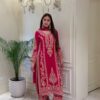 SRK 5365 Red Faux Georgette Salwar Suit erfect for Wedding, Party, Mehendi, Pongal, Reception – . Available at ₹2449 only. Delivery 4-6 Working Days | Jump Suits, Salwar suit, Casual Suits, Creative suits, Designer Suits, Palazzo Suits, Party Wear Suits, Patiala Suits, Straight Suits