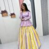 PC 573 Lavender in Jacquard Silk Designer Work Lehenga Choli . Introductory Price ₹2249. Delivery 4-6 Working Days. Shop now. | Lehenga, Bollywood Lehenga, Creative Lehenga, Designer Lehenga, Embroidered Lehenga, Party Wear Lehenga