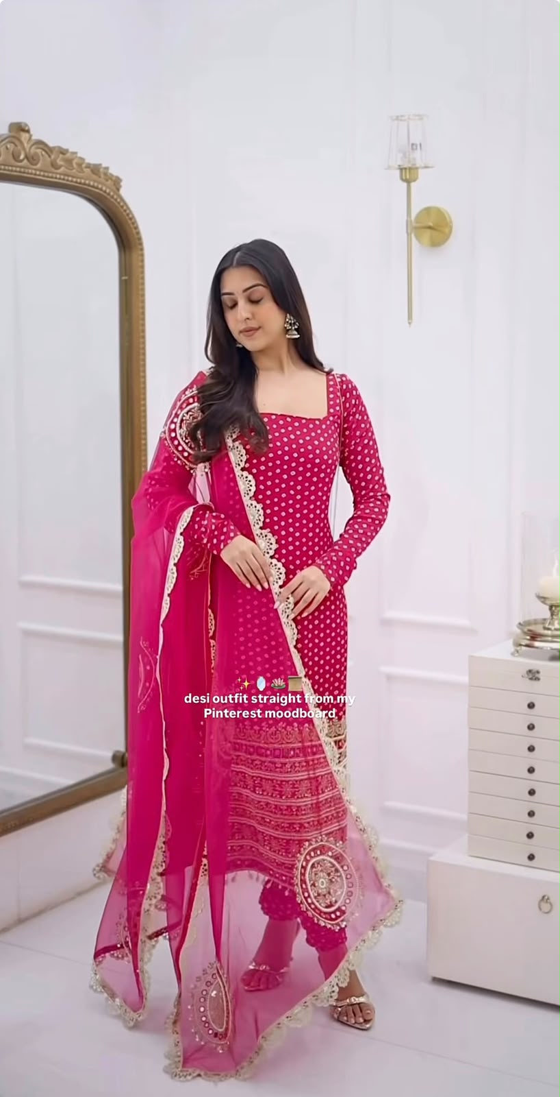 NSR 912 Pink Faux Georgette Salwar Suit with Mirror Work & Embroidery Work. Get it for ₹2349. Delivery 4-6 Working Days. Shop now. | Jump Suits, Salwar suit, Casual Suits, Creative suits, Designer Suits, Palazzo Suits, Party Wear Suits, Patiala Suits, Straight Suits