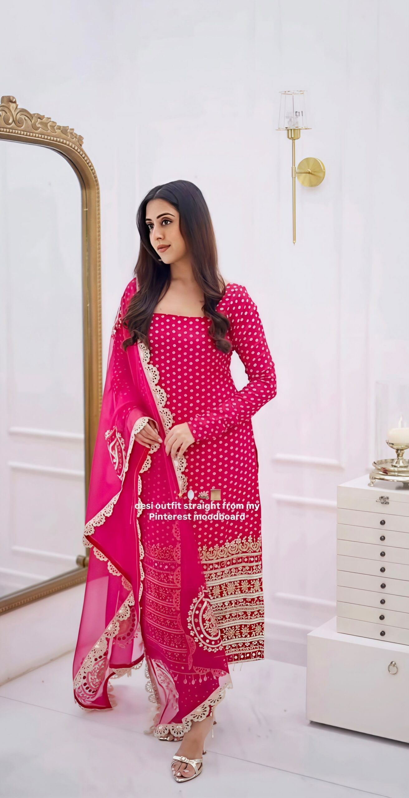 NSR 912 Pink Faux Georgette Salwar Suit with Mirror Work & Embroidery Work. Get it for ₹2349. Delivery 4-6 Working Days. Shop now. | Jump Suits, Salwar suit, Casual Suits, Creative suits, Designer Suits, Palazzo Suits, Party Wear Suits, Patiala Suits, Straight Suits