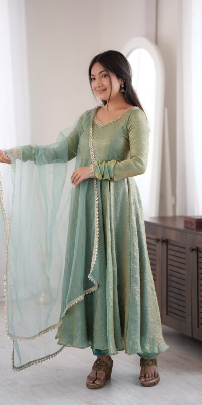 SRK 5355 Rama Doremon Crush Gown with Lace Work & Mirror Work. Exclusive Offer ₹2099. Delivery 4-6 Working Days. Shop now. | Gowns, Bollywood Gowns, Creative Gowns, Designer Gowns, Embroidered Gowns, Party Wear Gowns