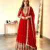 SSR 546 Red in Georgette Embroidery Work & Sequins Work Gown . Get it for ₹2149. Delivery 4-6 Working Days. Online Shop now. | Gowns, Bollywood Gowns, Creative Gowns, Designer Gowns, Embroidered Gowns, Party Wear Gowns