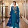 LG 2137 Blue Mul Chanderi Salwar Suit with Embroidery Work & Sequins Work. Festive Deal ₹2199. Delivery 4-6 Working Days. Shop nowp | Jump Suits, Salwar suit, Casual Suits, Creative suits, Designer Suits, Palazzo Suits, Party Wear Suits, Patiala Suits, Straight Suits