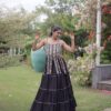 KA 5075 Black Kora Cotton Lehenga Choli erfect for Wedding, Party, Haldi, Traditional Day, Makar Sankranti – . Special Price ₹2899. Delivery 4-6 Working | Lehenga, Bollywood Lehenga, Creative Lehenga, Designer Lehenga, Embroidered Lehenga, Party Wear Lehenga