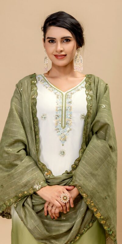 ST 1198 Mehandi in Star Georgette Embroidery Work Salwar Suit . Introductory Price ₹2399. Delivery 4-6 Working Days. Shop now. | Jump Suits, Salwar suit, Casual Suits, Creative suits, Designer Suits, Palazzo Suits, Party Wear Suits, Patiala Suits, Straight Suits