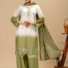ST 1198 Mehandi  in Star Georgette Embroidery Work Salwar Suit . Introductory Price ₹2399. Delivery 4-6 Working Days. Shop now. | Jump Suits, Salwar suit, Casual Suits, Creative suits, Designer Suits, Palazzo Suits, Party Wear Suits, Patiala Suits, Straight Suits