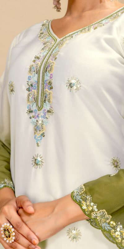 ST 1198 Mehandi in Star Georgette Embroidery Work Salwar Suit . Introductory Price ₹2399. Delivery 4-6 Working Days. Shop now. | Jump Suits, Salwar suit, Casual Suits, Creative suits, Designer Suits, Palazzo Suits, Party Wear Suits, Patiala Suits, Straight Suits