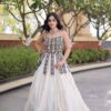 KA 5075 White Kora Cotton Lehenga Choli erfect for Wedding, Party, Haldi, Traditional Day, Makar Sankranti – . Special Price ₹2899. Delivery 4-6 Working | Lehenga, Bollywood Lehenga, Creative Lehenga, Designer Lehenga, Embroidered Lehenga, Party Wear Lehenga