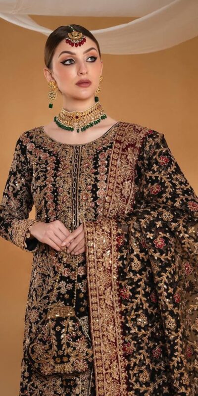 KF 1666 Black Faux Georgette Salwar Suit with Mirror Work & Embroidery Work. Get it for ₹2999. Delivery 4-6 Working Days. Shop now. | Jump Suits, Salwar suit, Casual Suits, Creative suits, Designer Suits, Palazzo Suits, Party Wear Suits, Patiala Suits, Straight Suits