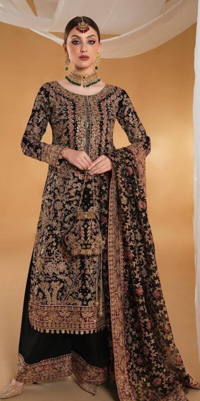 KF 1666 Black Faux Georgette Salwar Suit with Mirror Work & Embroidery Work. Get it for ₹2999. Delivery 4-6 Working Days. Shop now. | Jump Suits, Salwar suit, Casual Suits, Creative suits, Designer Suits, Palazzo Suits, Party Wear Suits, Patiala Suits, Straight Suits