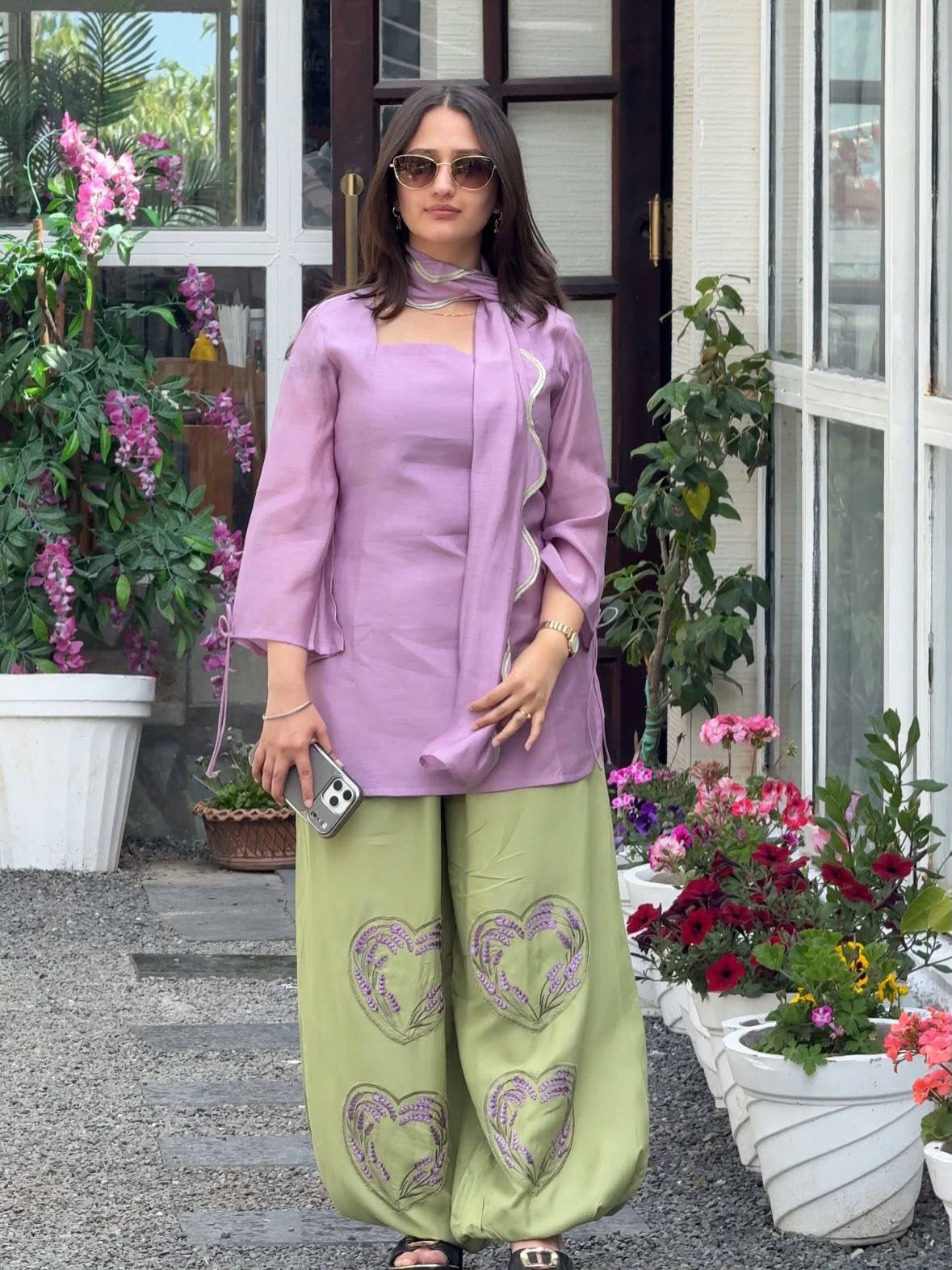 MD 3106 Lavender Mal Chanderi Salwar Suit Perfect for Wedding, Party, Baisakhi, Housewarming, Sangeet – Introductory Price ₹2249. Delivery 4-6 Working D | Jump Suits, Salwar suit, Casual Suits, Creative suits, Designer Suits, Palazzo Suits, Party Wear Suits, Patiala Suits, Straight Suits