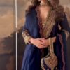 Nice Navy Blue Roman Silk Sequence Work Salwar Suit