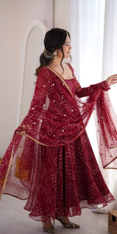 SRK 5368 Maroon Faux Georgette Salwar Suit with Mirror Work & Embroidery Work. Get it for ₹2149. Delivery 4-6 Working Days. Shop now. | Jump Suits, Salwar suit, Casual Suits, Creative suits, Designer Suits, Palazzo Suits, Party Wear Suits, Patiala Suits, Straight Suits