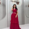 Ram 193 Pink | Faux Georgette Lehenga Choli with Embroidery Work & Lace Work. Special Price ₹2149. Delivery 4-6 Working Days. Shop now. | Lehenga, Bollywood Lehenga, Creative Lehenga, Designer Lehenga, Embroidered Lehenga, Party Wear Lehenga