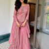 Perfect Pink Fendy Silk Embroidery Work Salwar Suit