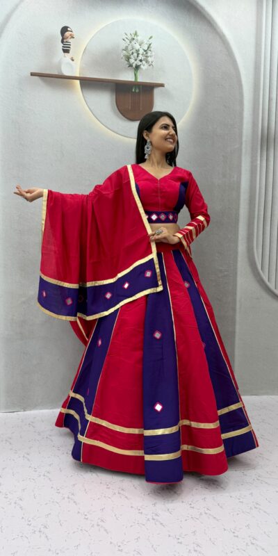 PC 599 Red Roman Silk Lehenga Choli Perfect for Wedding, Party, Eid, Reception, Durga Puja – . Available at ₹2899 only. Delivery 4-6 Working Days. Shop now. | Lehenga, Bollywood Lehenga, Creative Lehenga, Designer Lehenga, Embroidered Lehenga, Party Wear Lehenga