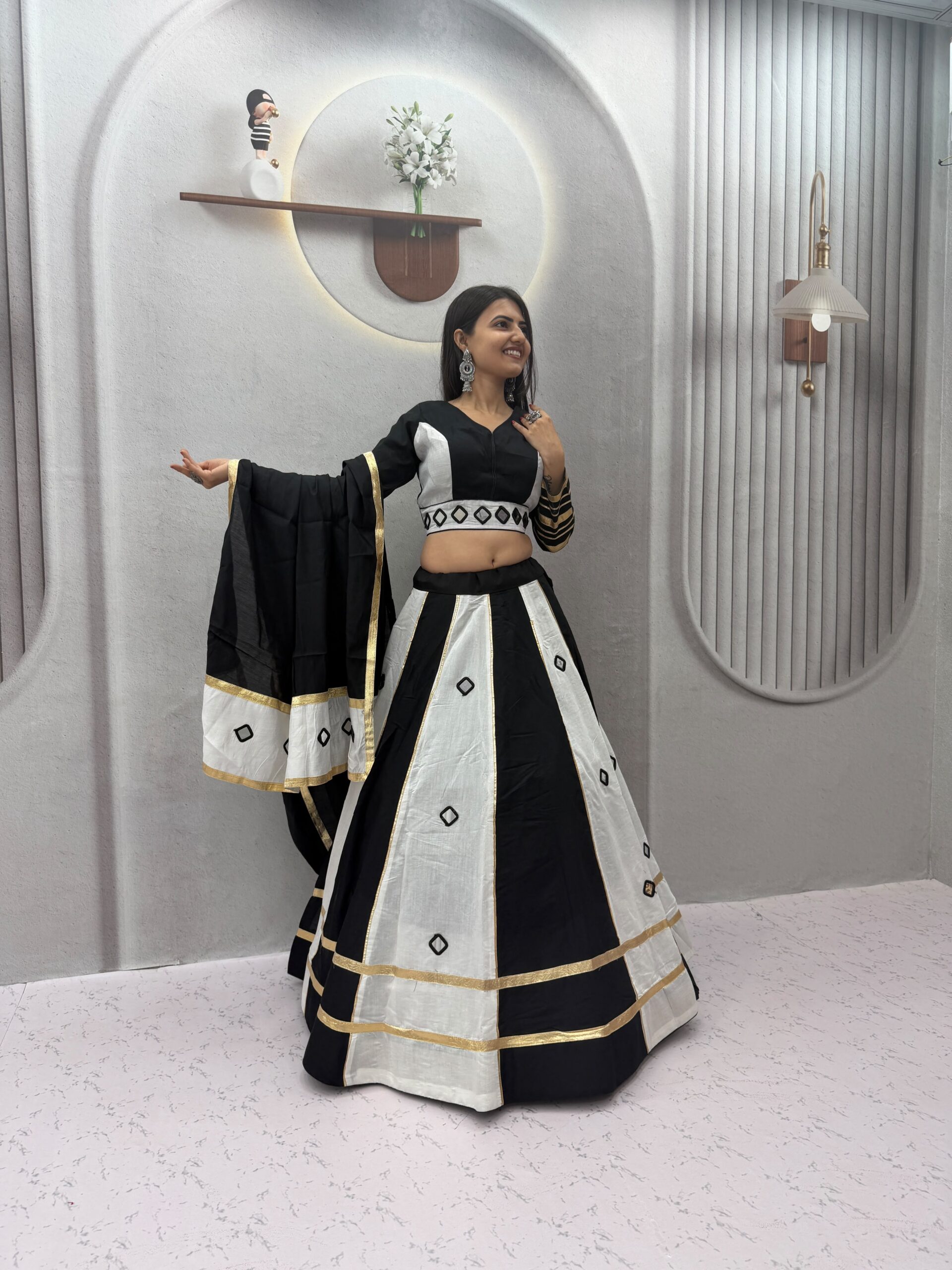 PC 599 White Roman Silk Lehenga Choli Perfect for Wedding, Party, Eid, Reception, Durga Puja Available at ₹2899 only. Delivery 4-6 Working Days. Shop now. | Lehenga, Bollywood Lehenga, Creative Lehenga, Designer Lehenga, Embroidered Lehenga, Party Wear Lehenga