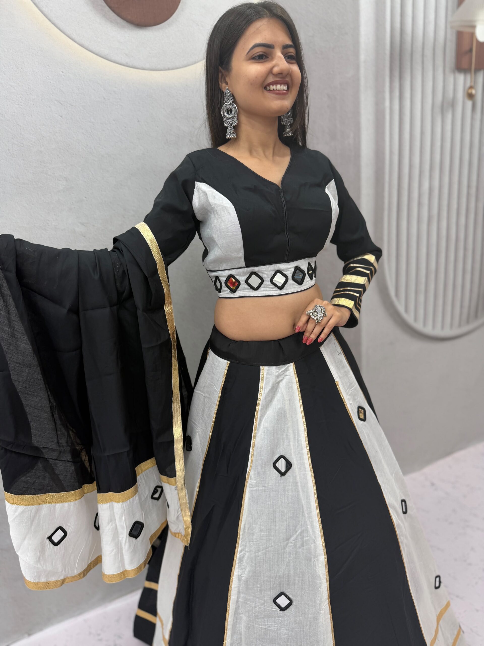 PC 599 White Roman Silk Lehenga Choli Perfect for Wedding, Party, Eid, Reception, Durga Puja Available at ₹2899 only. Delivery 4-6 Working Days. Shop now. | Lehenga, Bollywood Lehenga, Creative Lehenga, Designer Lehenga, Embroidered Lehenga, Party Wear Lehenga