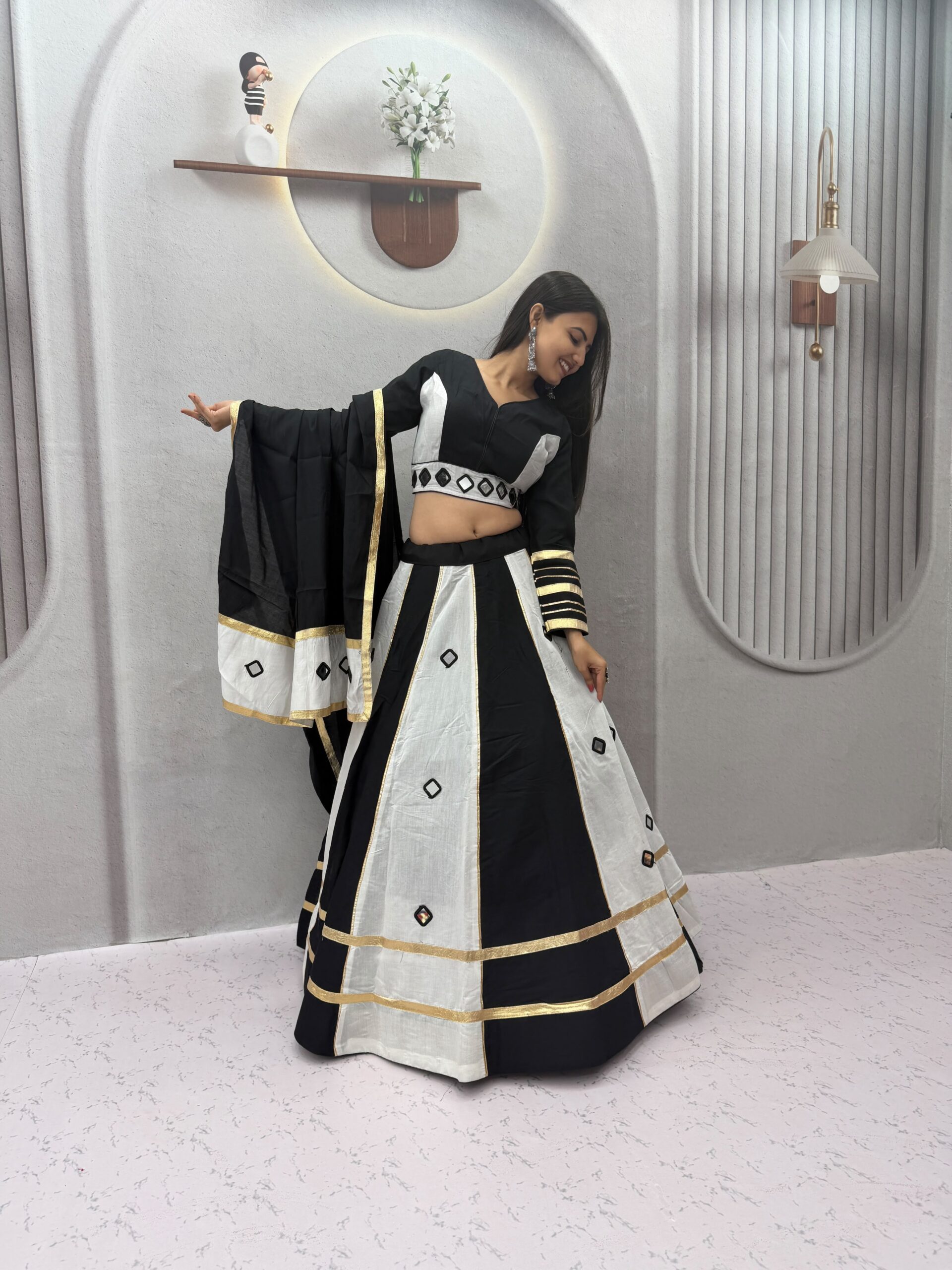 PC 599 White Roman Silk Lehenga Choli Perfect for Wedding, Party, Eid, Reception, Durga Puja Available at ₹2899 only. Delivery 4-6 Working Days. Shop now. | Lehenga, Bollywood Lehenga, Creative Lehenga, Designer Lehenga, Embroidered Lehenga, Party Wear Lehenga