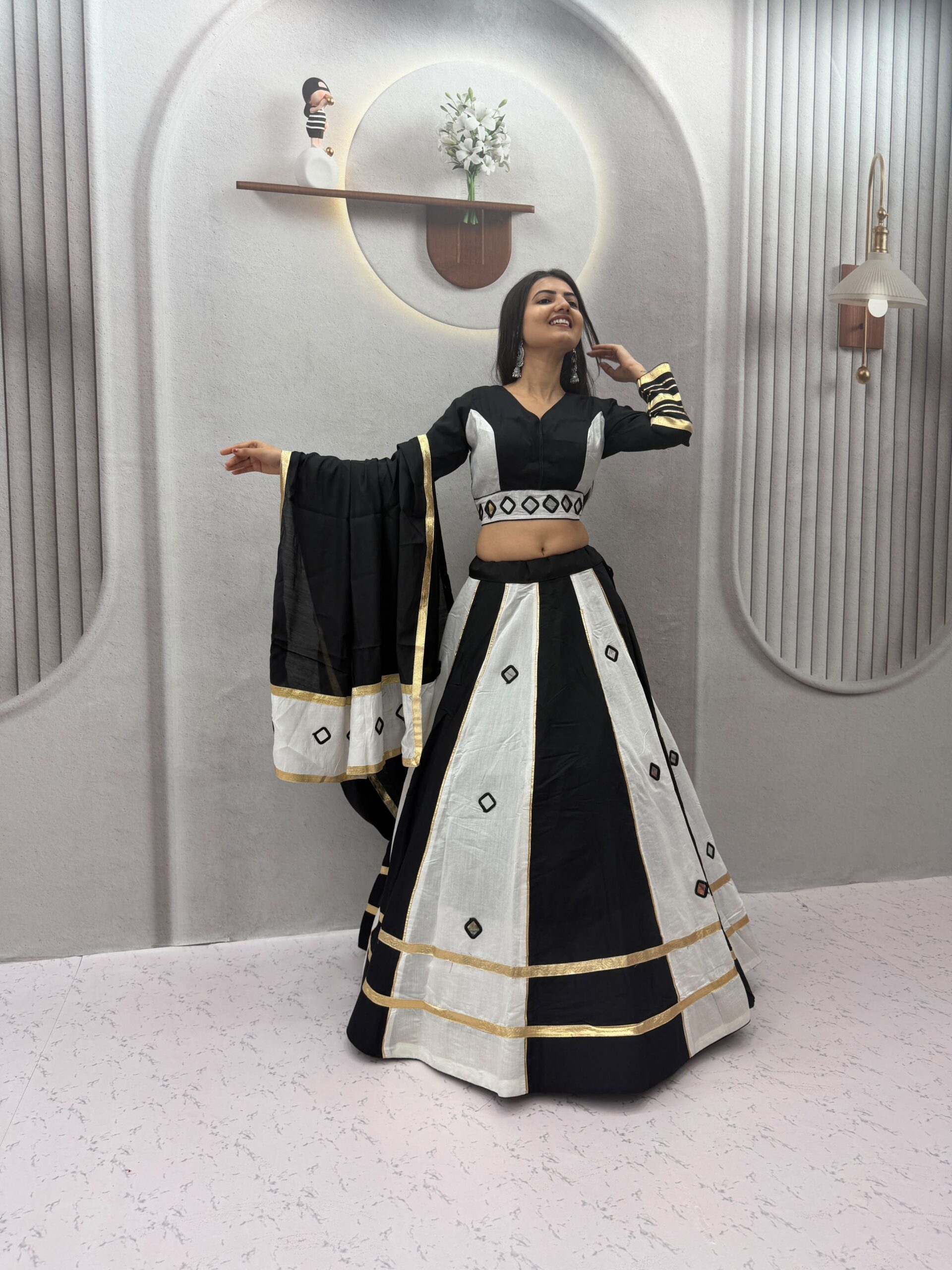 PC 599 White Roman Silk Lehenga Choli Perfect for Wedding, Party, Eid, Reception, Durga Puja Available at ₹2899 only. Delivery 4-6 Working Days. Shop now. | Lehenga, Bollywood Lehenga, Creative Lehenga, Designer Lehenga, Embroidered Lehenga, Party Wear Lehenga